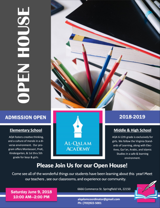 AQA Open House Flyer